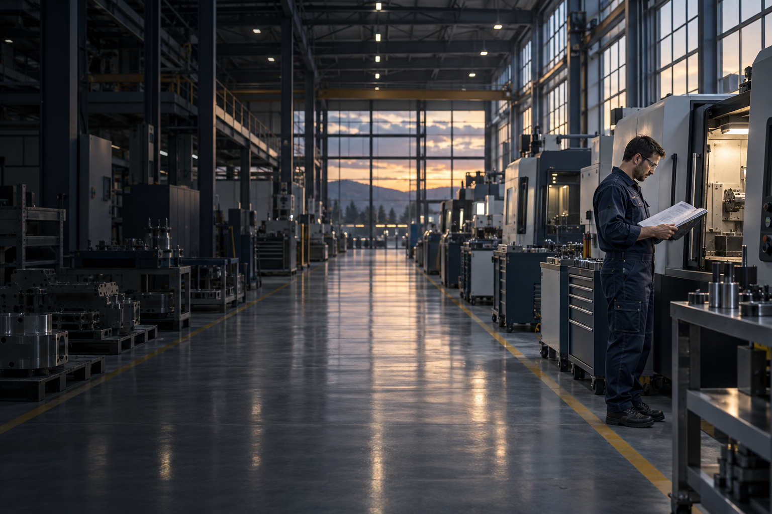 Industrial workspace: a field whose systems need the judgment of people who know it.